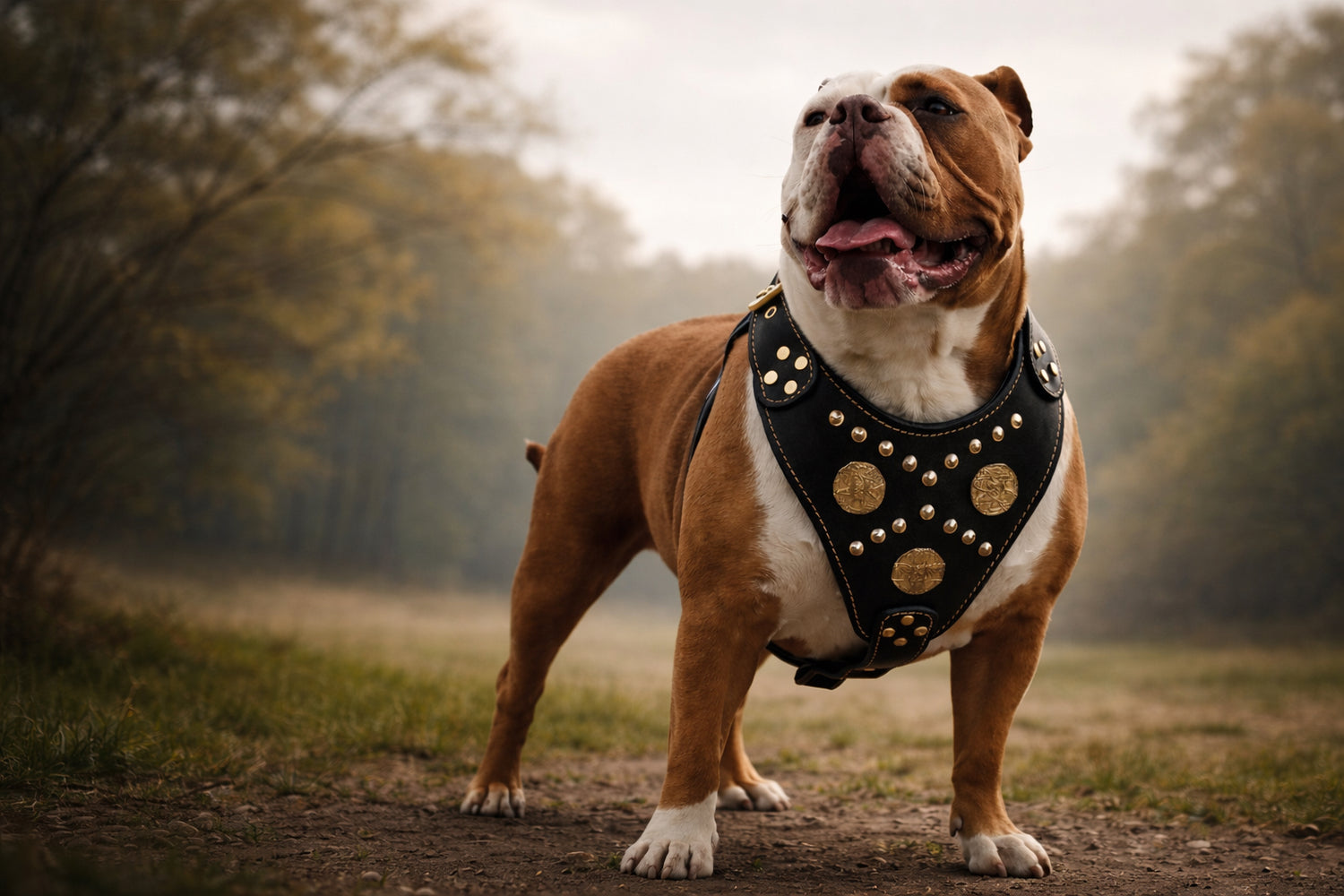 Maximus leather dog gear for giant breed dogs Cane Corso Mastiff Rottweiler