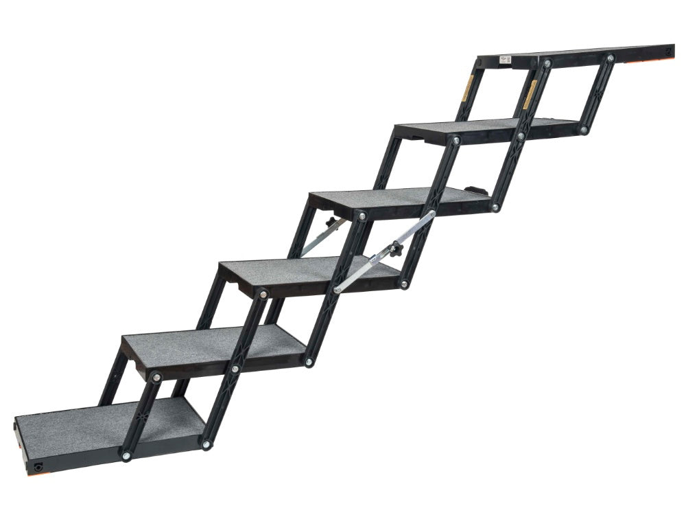 Petloader XL 18 inch 6 step dog stairs extended for large and giant dogs very high vehicles