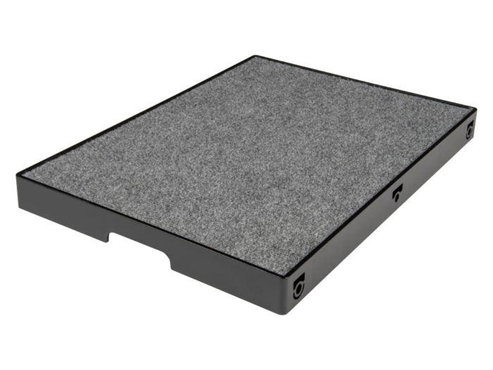 Pet Loader replacement platform with carpet surface for large dog vehicle steps