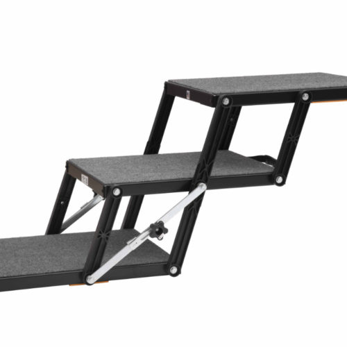 Petloader MAX 3-step dog stairs extended for car access large dog