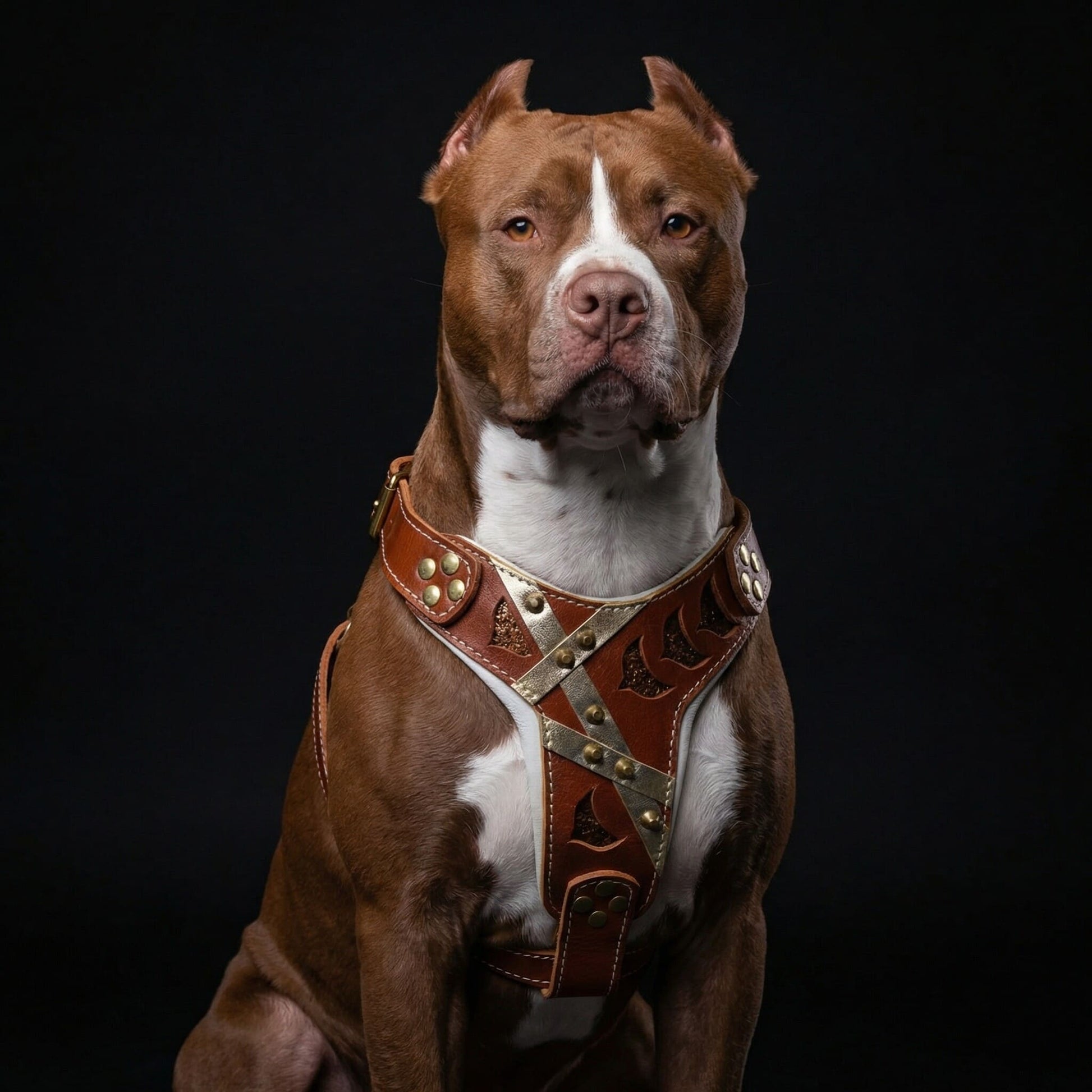 The "Hermes" leather harness - Large and Giant Breeds-3